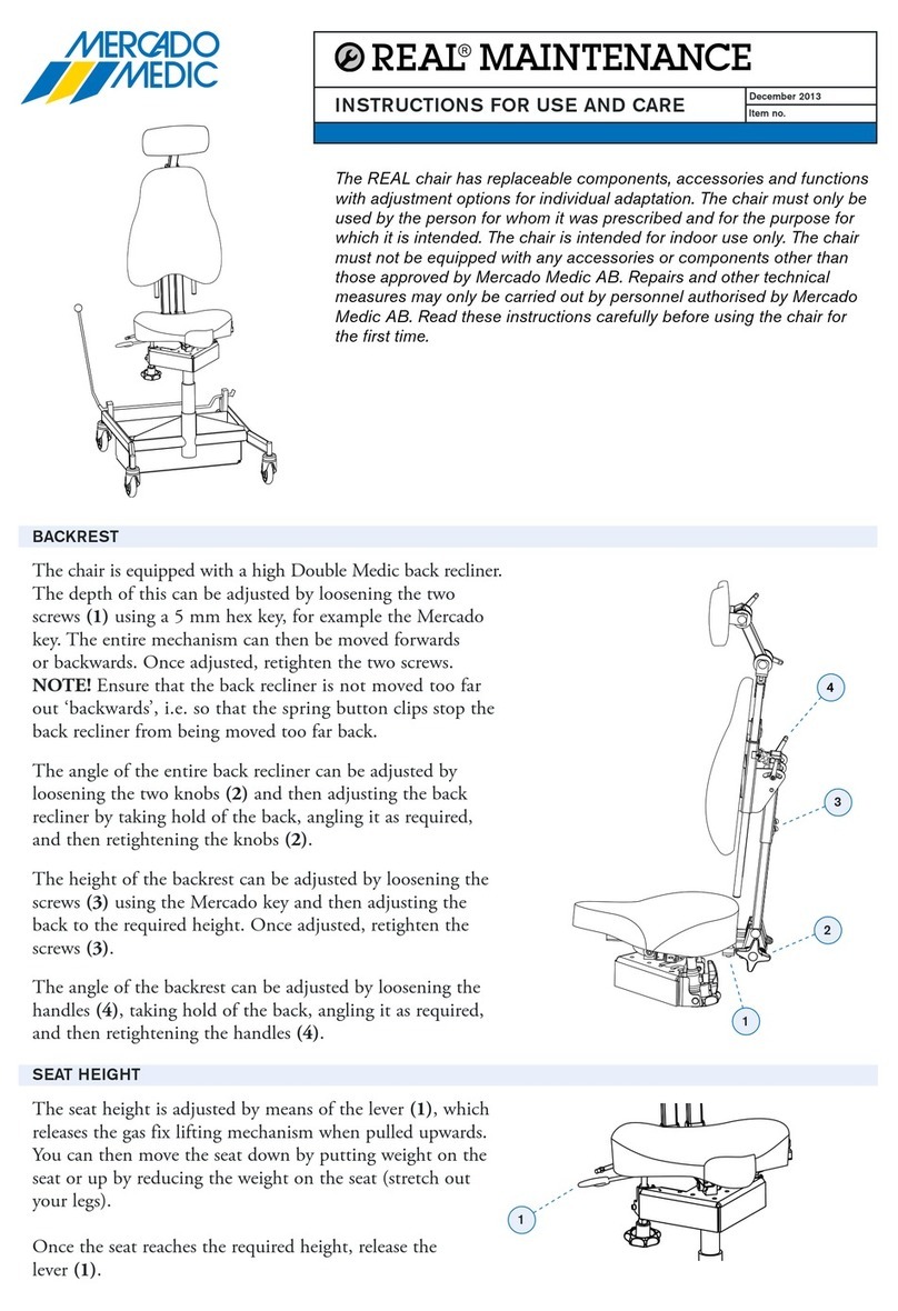Mercado Medic REAL Series Instructions for use and care