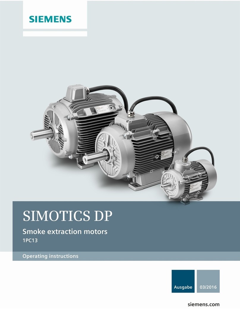 Siemens SIMOTICS DP 1PC13 User manual