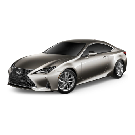 Lexus RC 350 2019 owner's manual