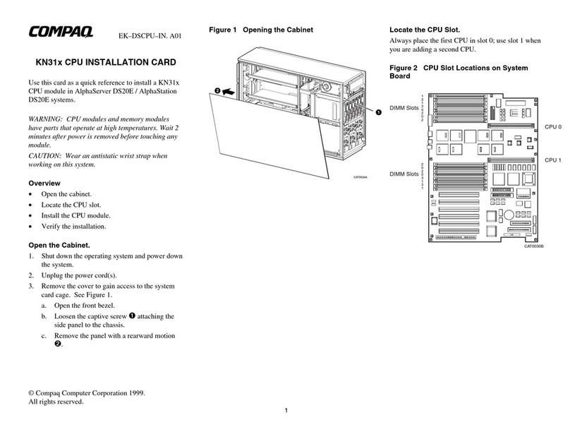 Compaq KN31 Series Parts list manual