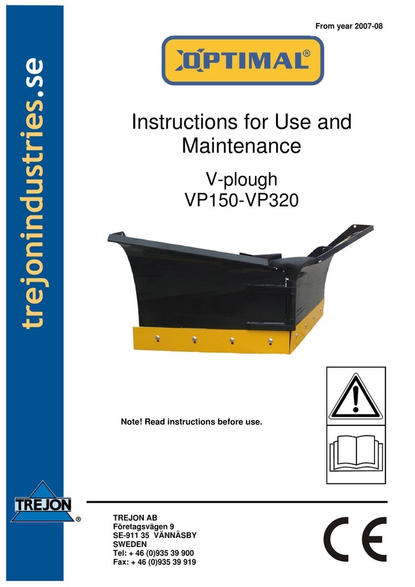 Trejon OPTIMAL VP Series Instructions for use and maintenance