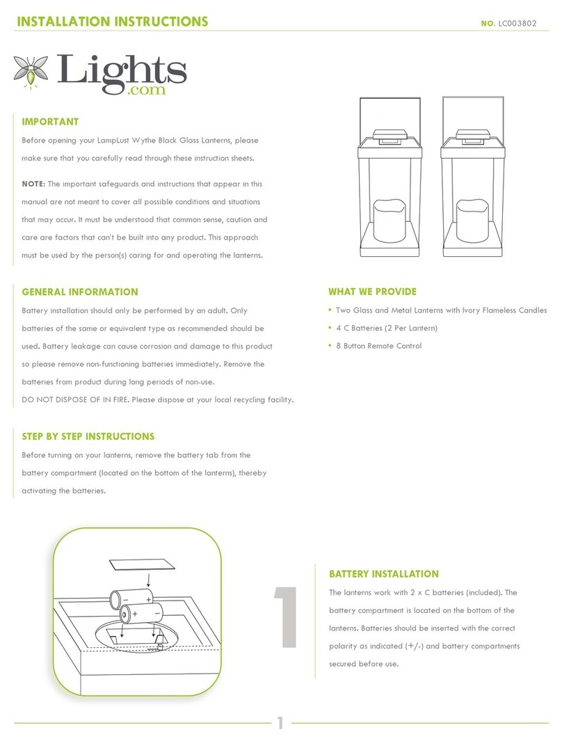 Lights.com LC003802 installation instructions