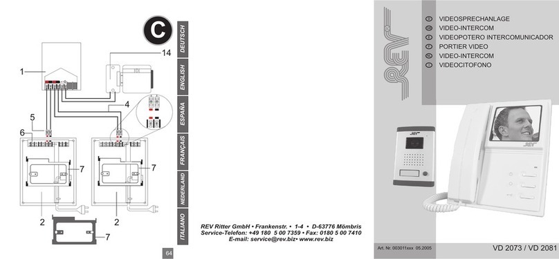 REV VD 2073 Original assembly and manual instruction