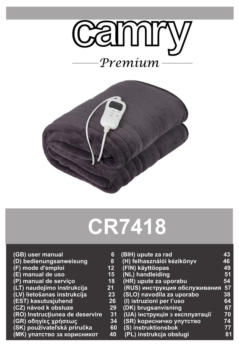 camry Premium CR7418 user manual