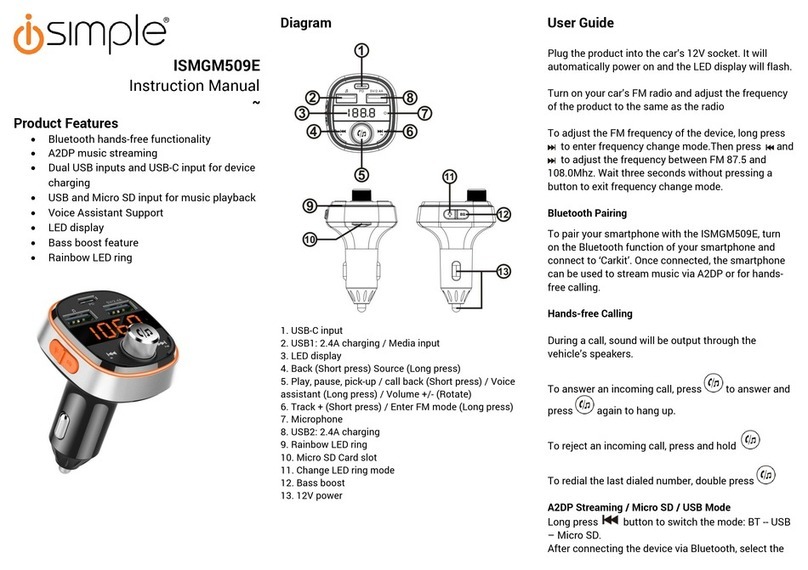 Simple ISMGM509E instruction manual