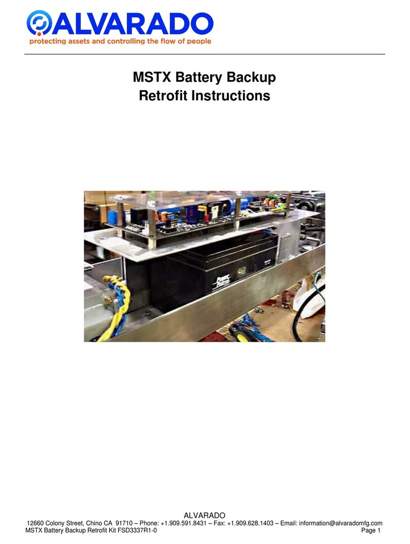 Alvarado MSTX Retrofit Instructions