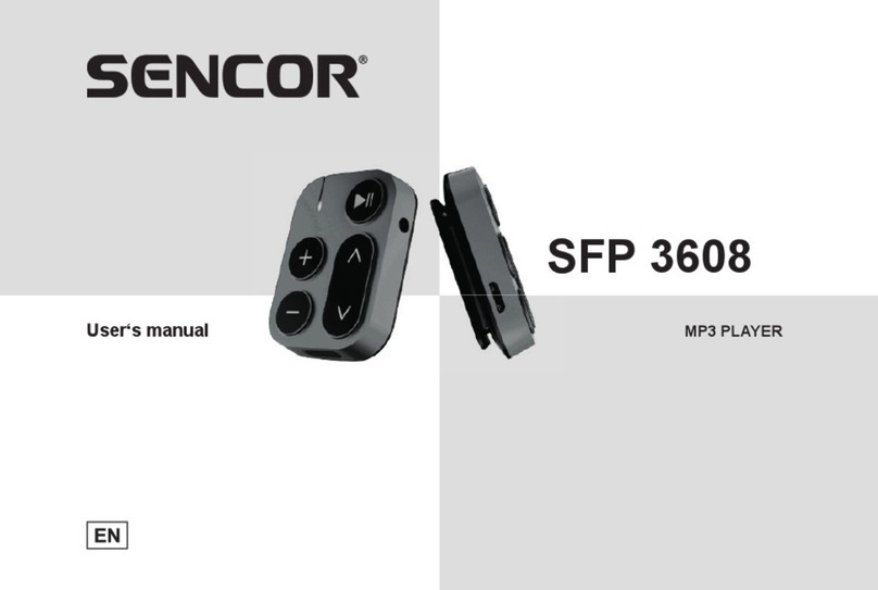 Sencor SFP 3608 user manual