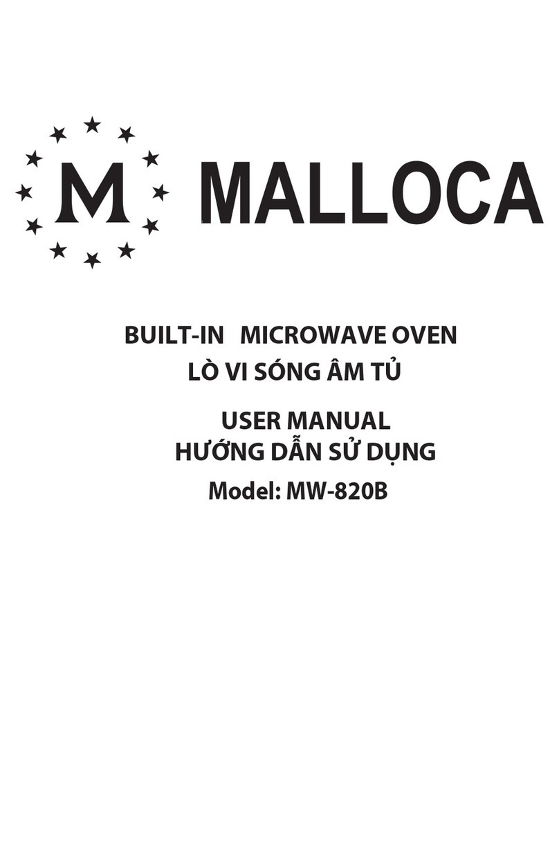 Malloca MW-820B instruction manual