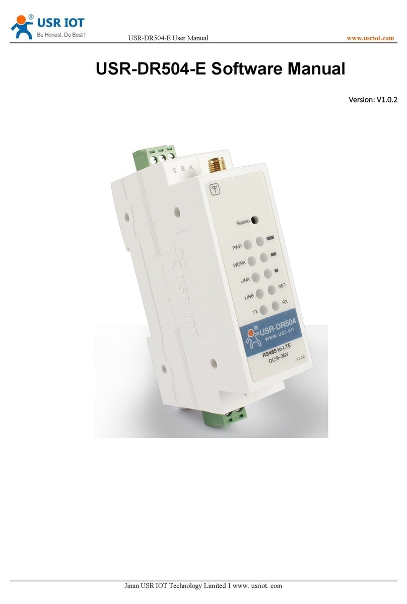 USR IOT USR-DR504-E Software manual