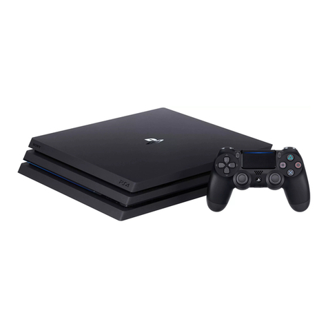 Sony PS4 Pro CUH-7216B Installation and operating manual