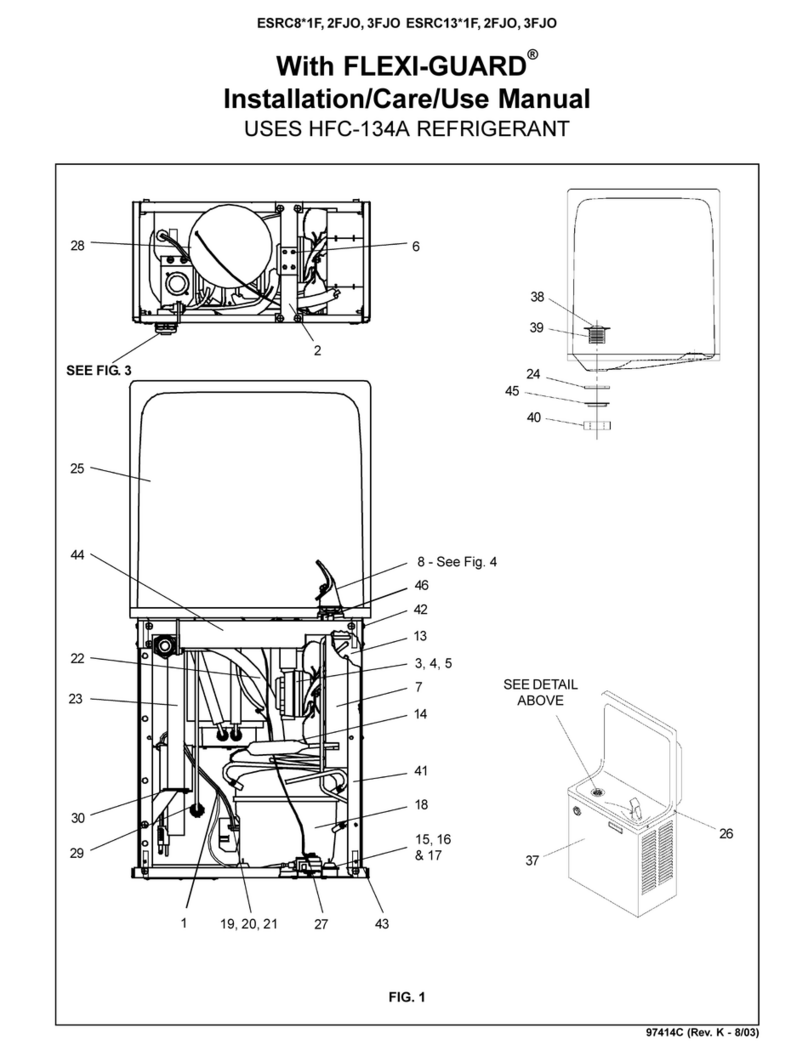 Elkay ESRC8 1F Series Installation manual
