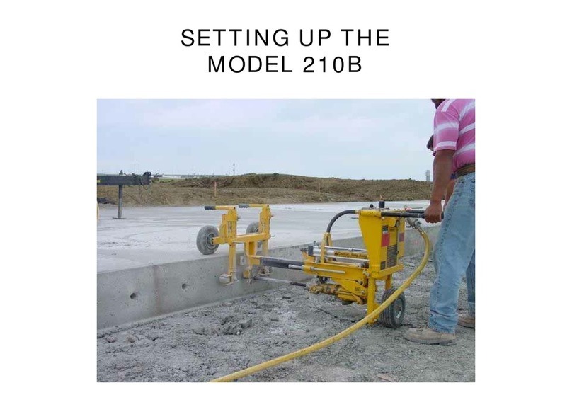 E-Z DRILL 210B Setting up