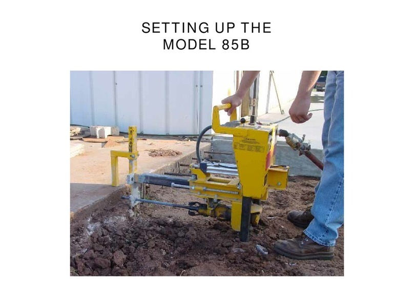 E-Z DRILL 85B Setting up