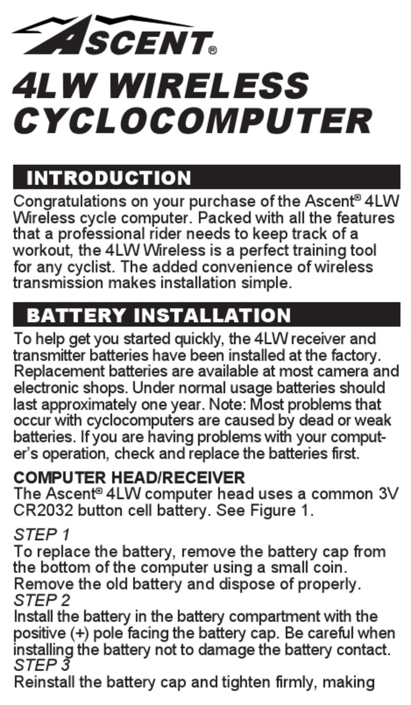 Ascent 4LW User manual