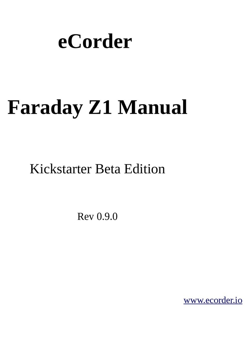 eCorder Faraday Z1 manual