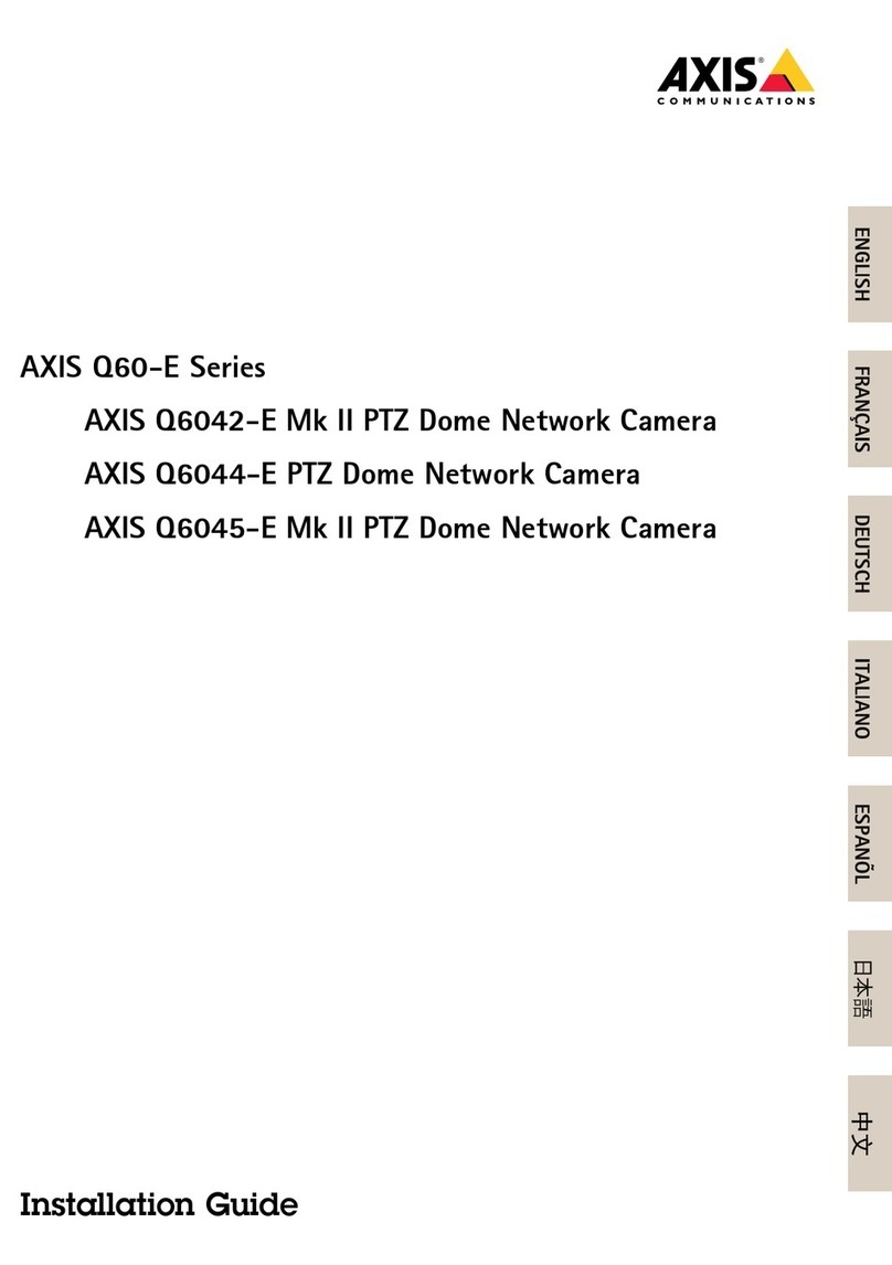Axis Q6044-E User manual