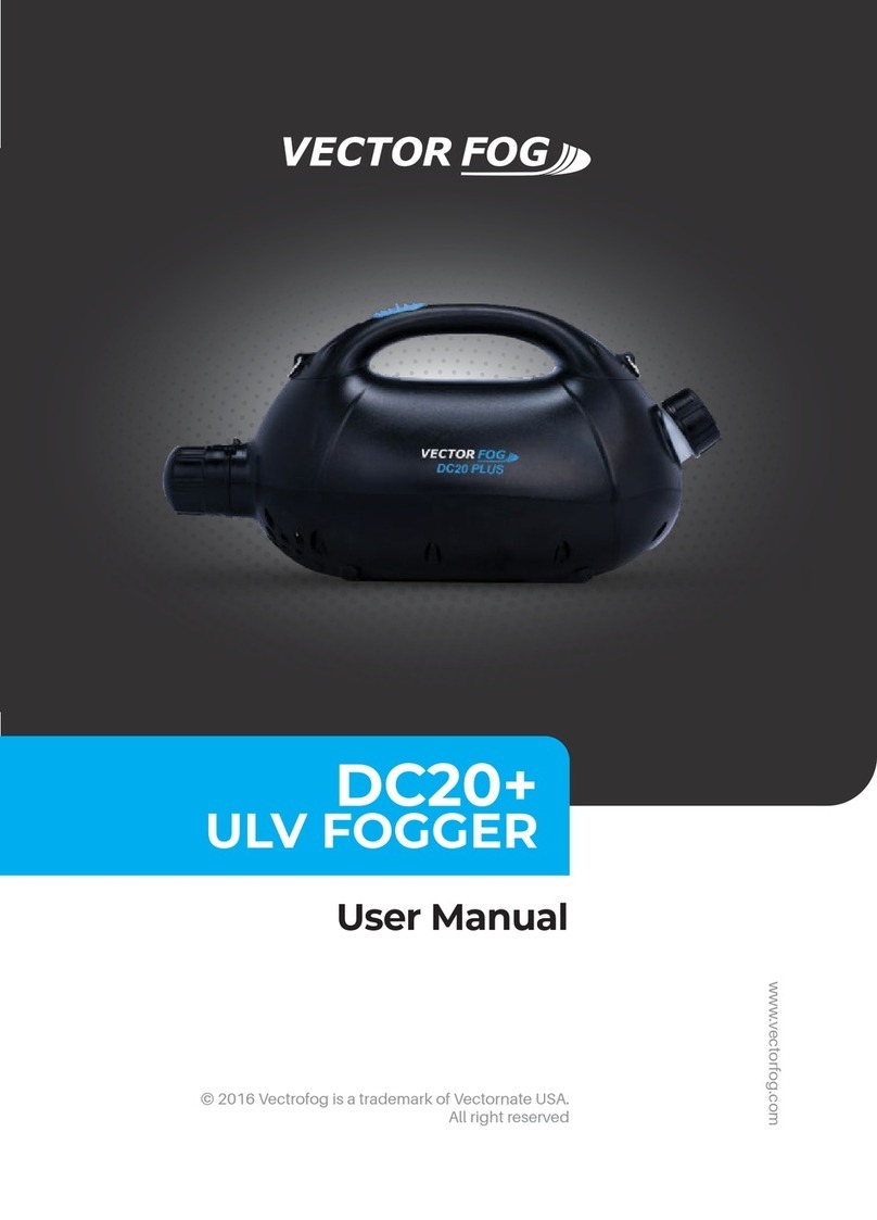 Vector Fog DC20+ ULV FOGGER User manual Vector Fog DC20+ ULV FOGGER User manual