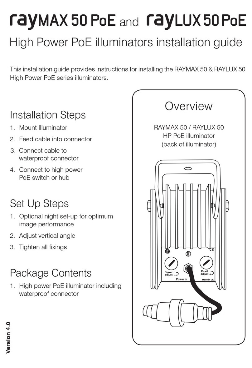 Raytec RAYMAX 50 installation guide
