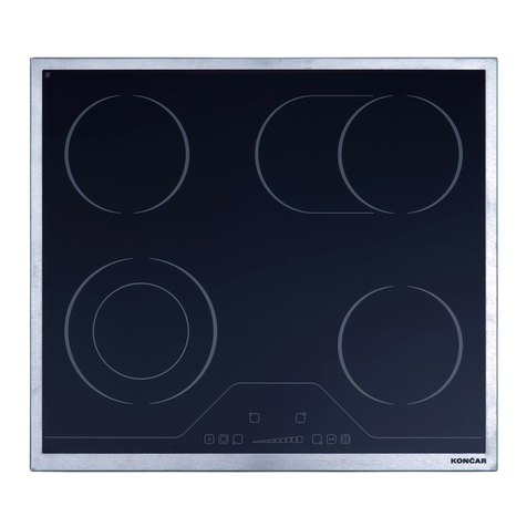 Koncar UKE6040KOCVSFF User manual