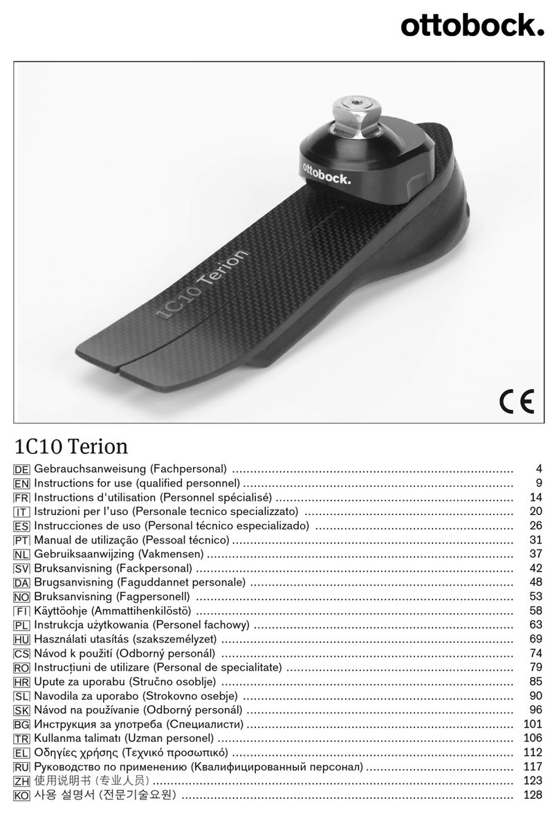 Otto Bock 1C10 Terion Instructions for use