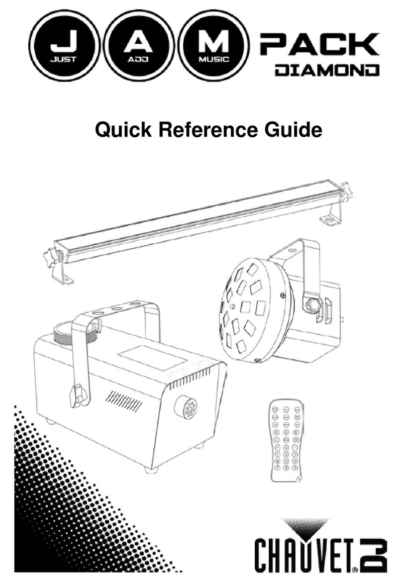 Chauvet DJ JAM Pack Diamond Quick reference guide