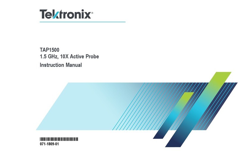 Tektronix TAP1500 User manual