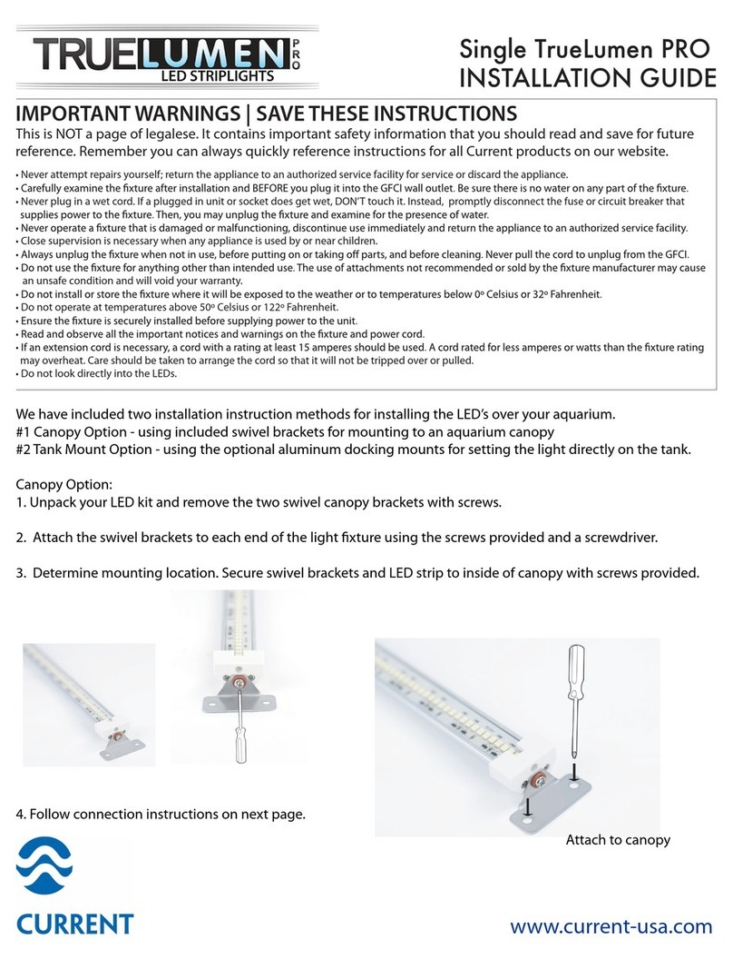 Current Single TrueLumen PRO User manual