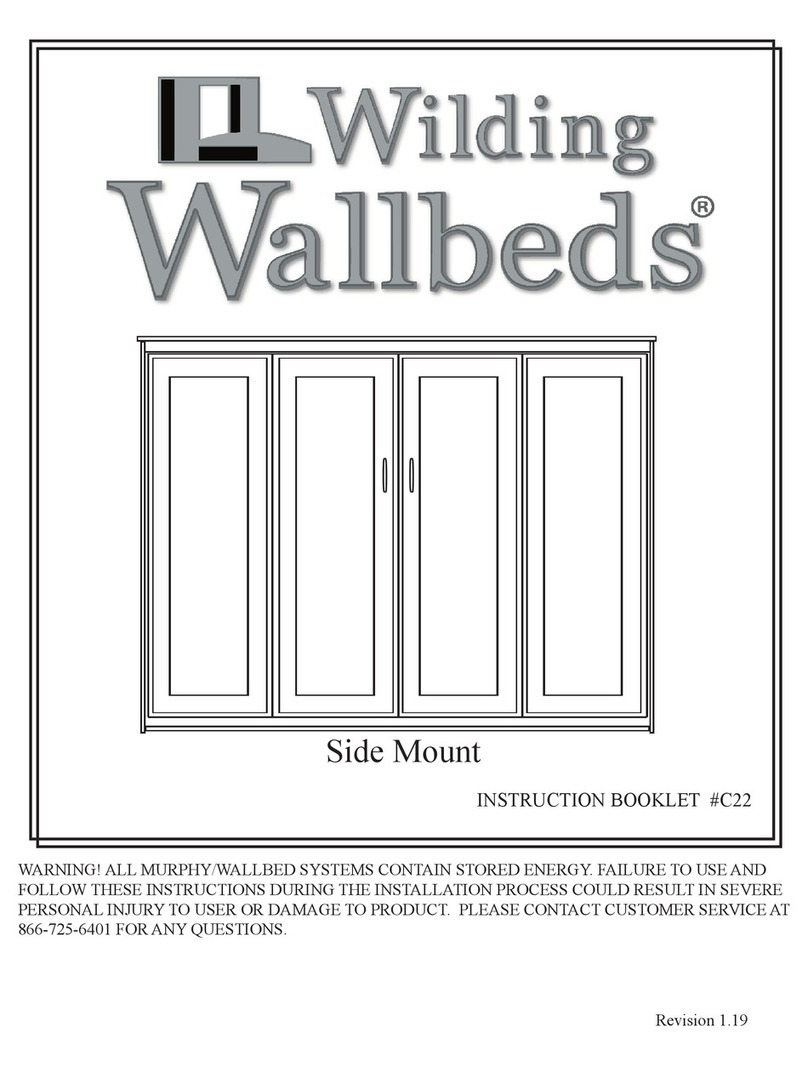 Wilding Wallbeds Side Mount User manual