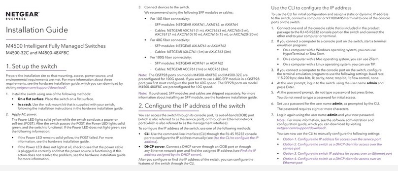 NETGEAR M4500 Series installation guide