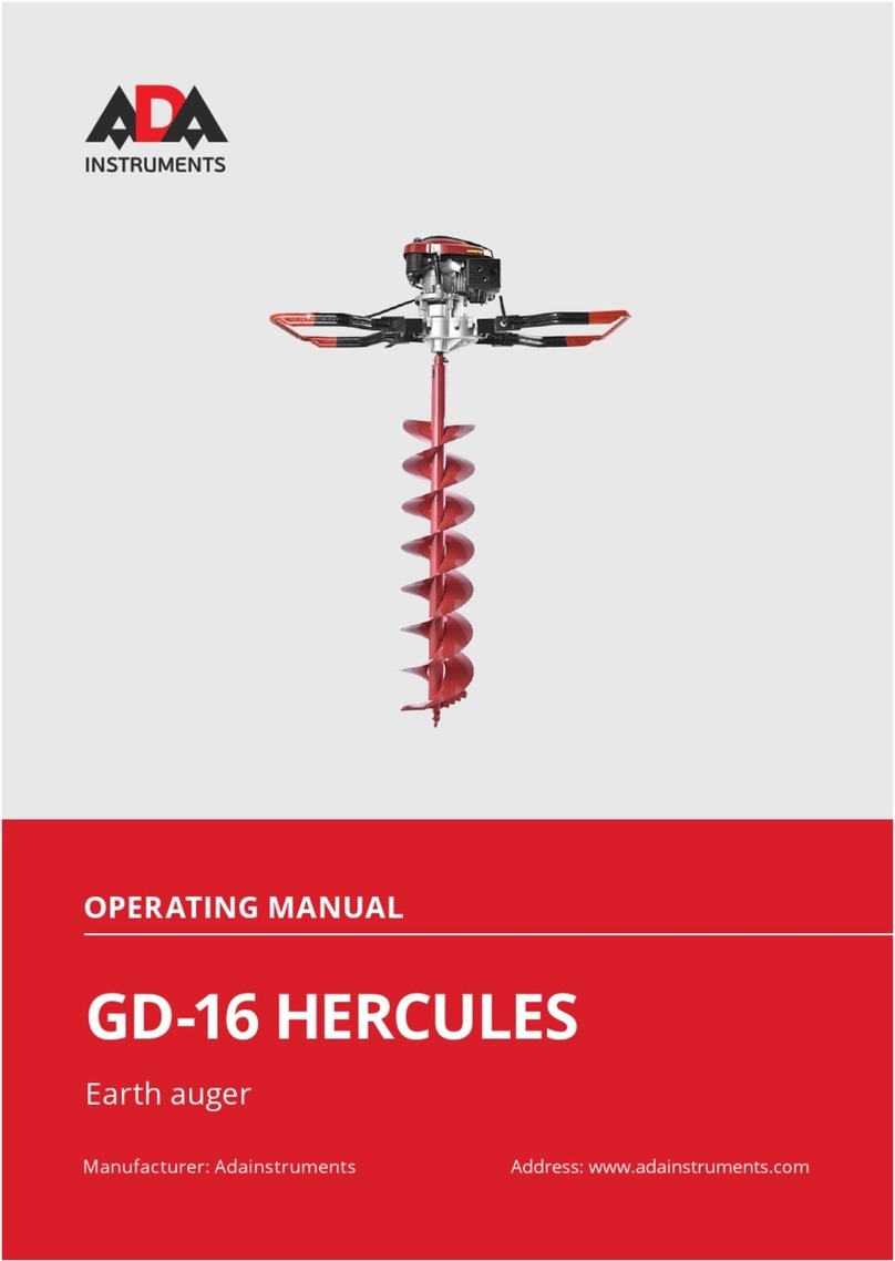 ADA INSTRUMENTS GD-16 HERCULES User manual