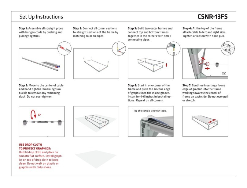 APG Exhibits CSNR-13FS Setup instructions