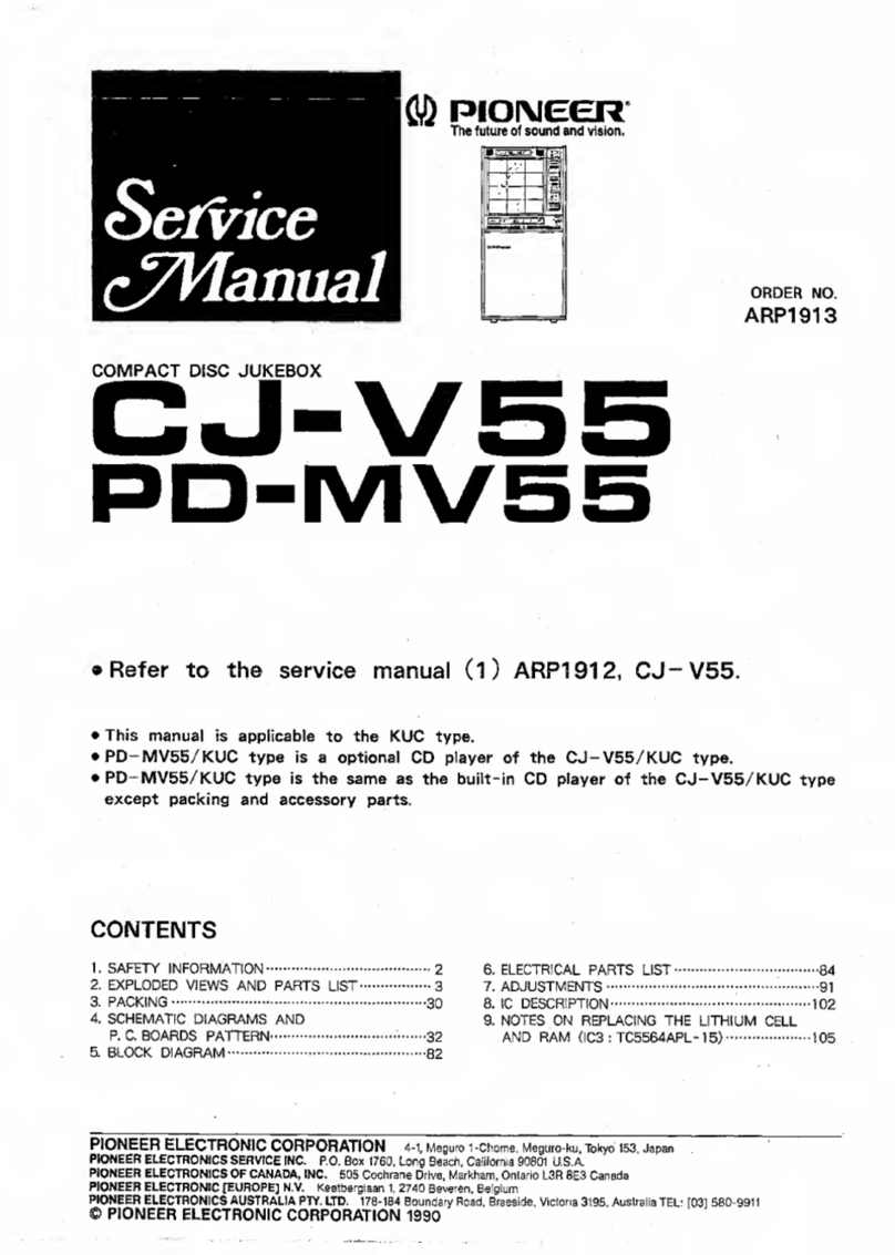 Pioneer CJ-V55 Service manual