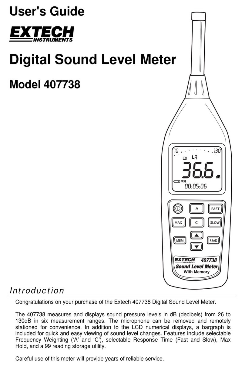 Extech Instruments 407738 User manual