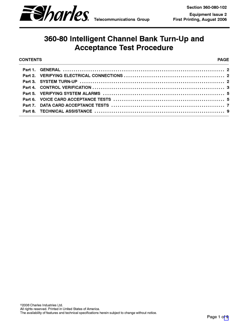 Charles 360-80 Test Procedure
