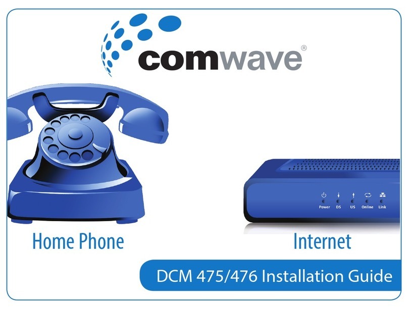 comwave DCM 475 User manual
