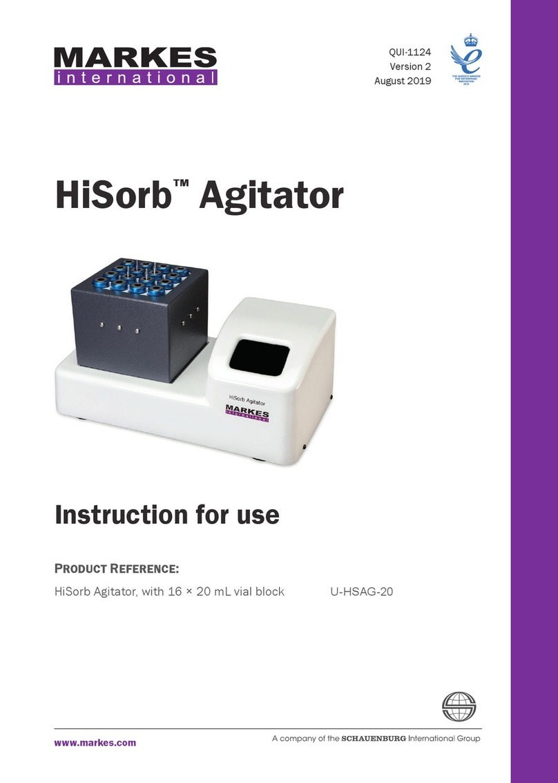 Markes International HiSorb Agitator U-HSAG-20 User manual