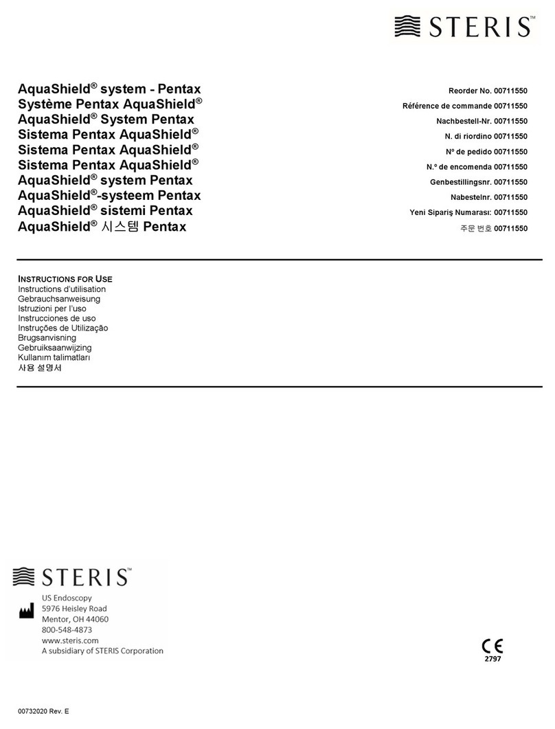 Steris AquaShield system-Pentax User manual