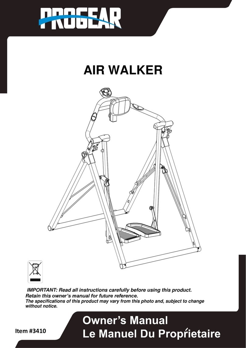 ProGear AIR WALKER 3410 owner's manual