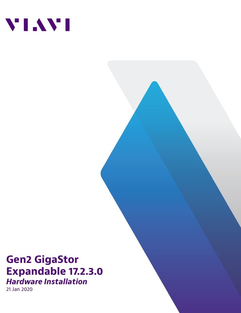 Viavi Gen2 GigaStor Hardware installation