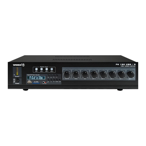 WorkPro PA 190 USB/R User manual