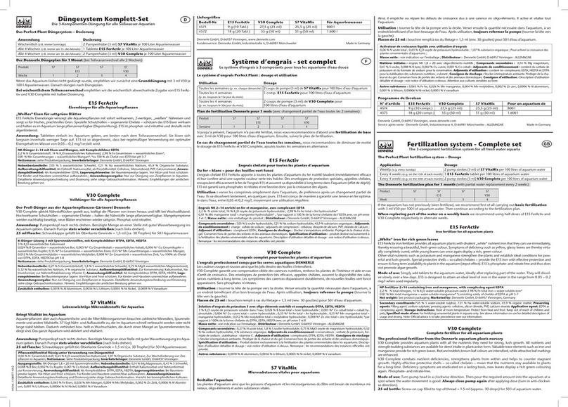 Dennerle E15 FerActiv User manual