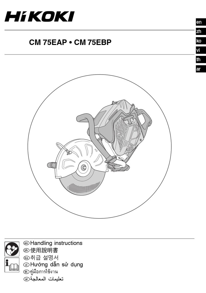 HIKOKI CM 75EAP User manual