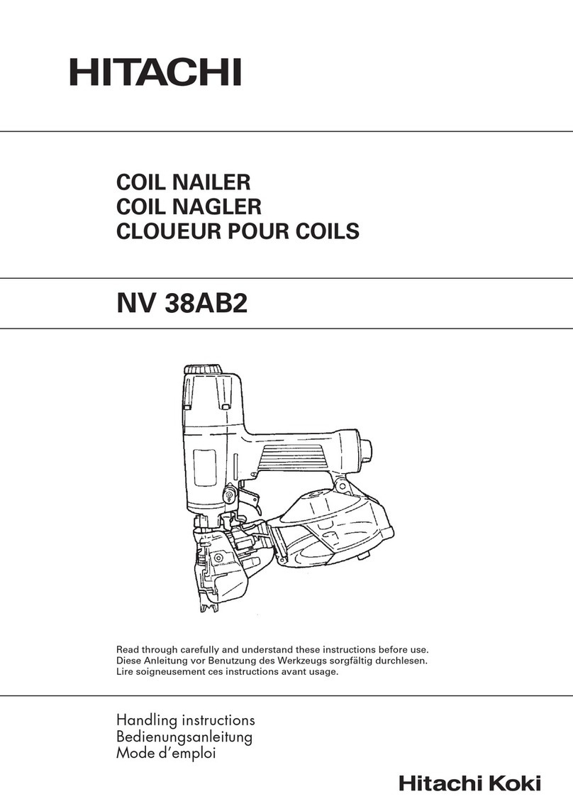 Hitachi Koki NV 38AB2 User manual