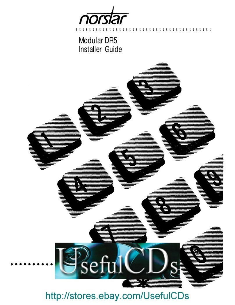 Norstar DR5 Installer's guide