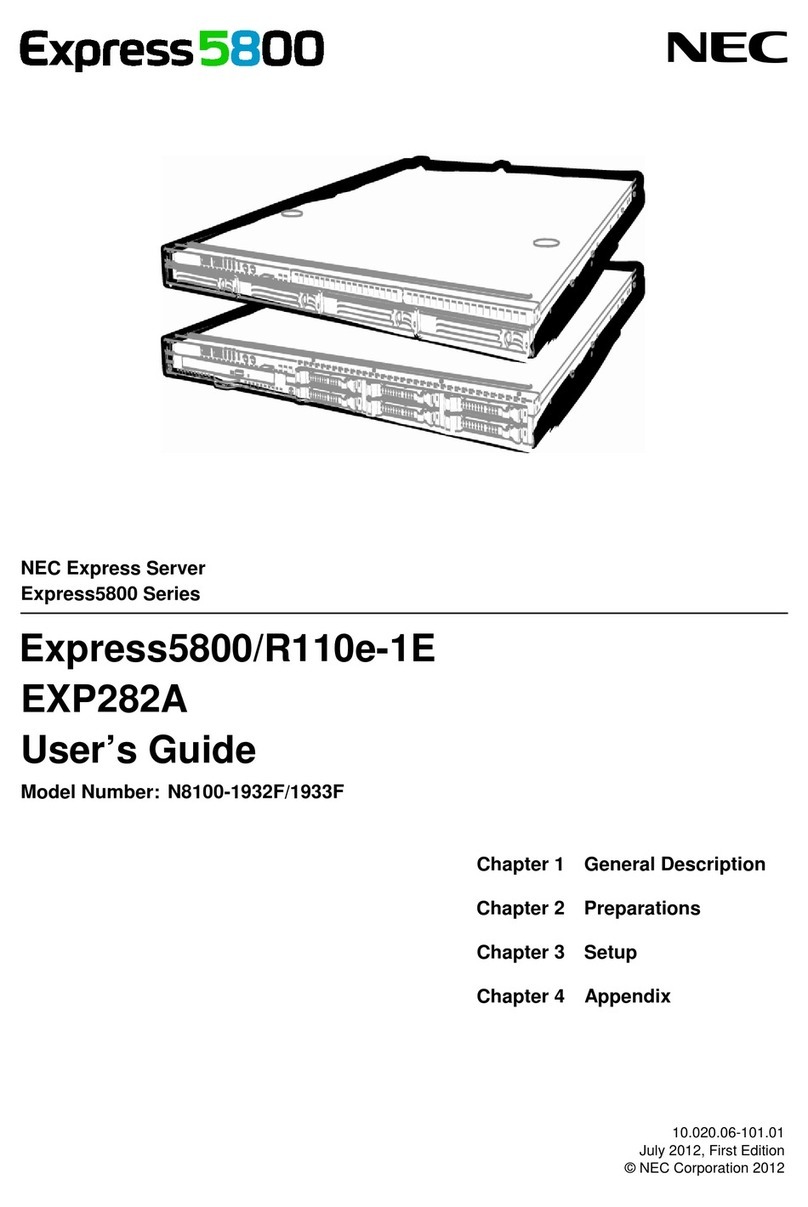 NEC NEC Express5800 Series user guide