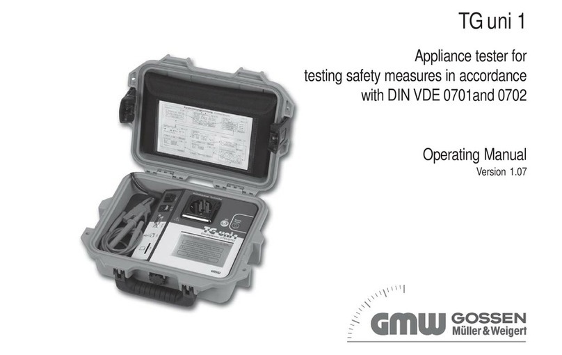 GMW TG uni 1 operating manual