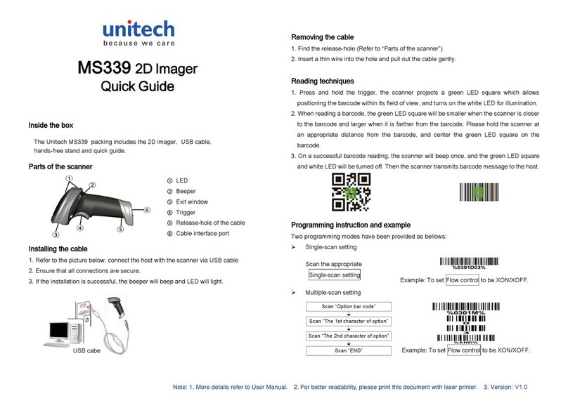 Unitech MS339 quick guide