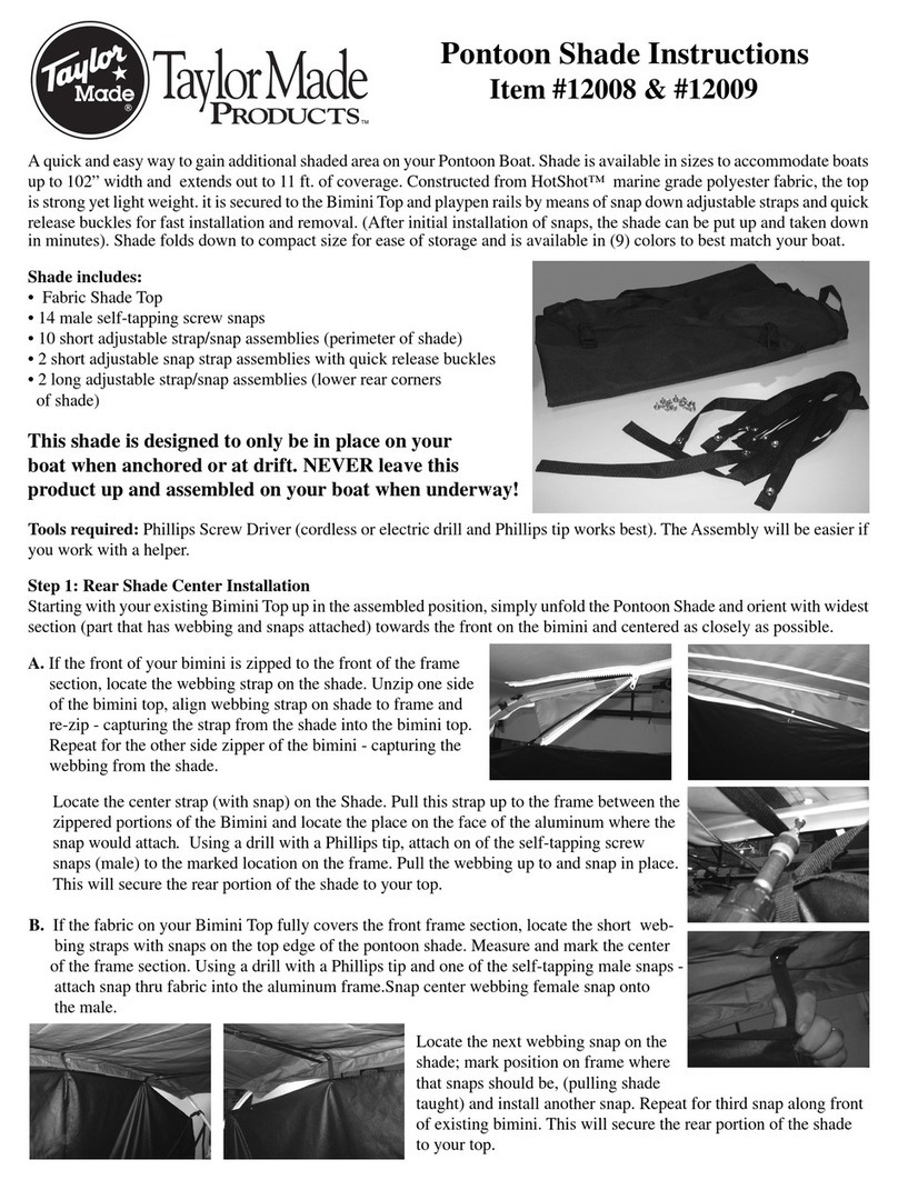 Taylor Made 12008 User manual
