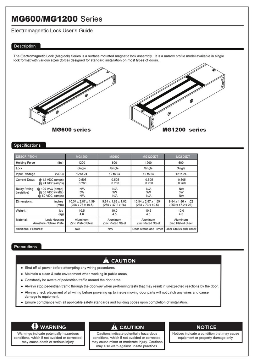 Locknetics MG1200 Series user guide