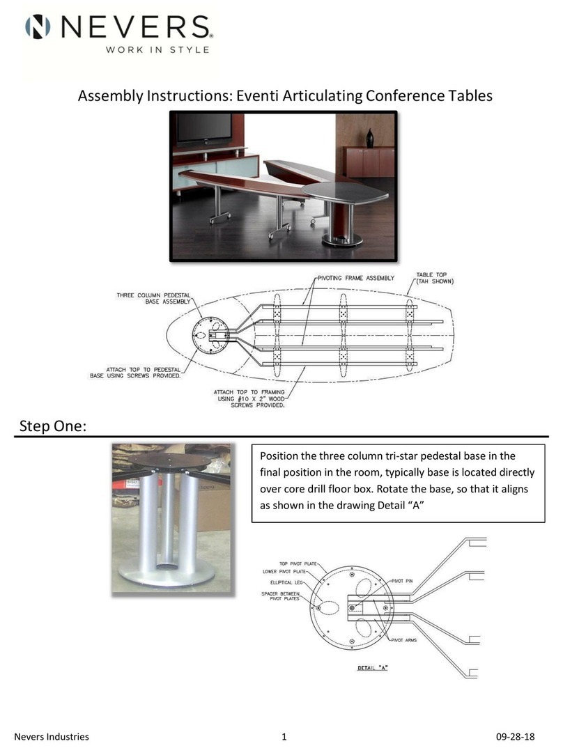 Nevers Eventi Assembly instructions